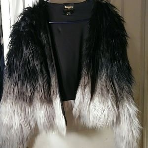 Faux fur jacket